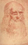 LEONARDO da Vinci Self Portrait oil on canvas
